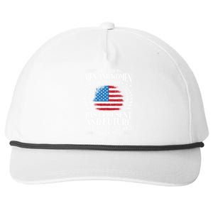 God Bless You And Thank You Usa Flag American Veterans Day Great Gift Snapback Five-Panel Rope Hat