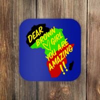 Ggt Brown You Are Amazing African Colors Melanin Love Meaningful Gift Coaster