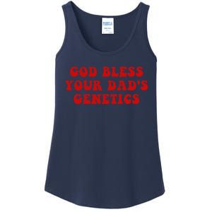 God Bless Your DadS Genetics Ladies Essential Tank