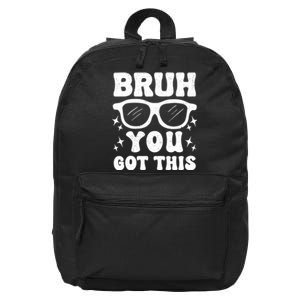 Groovy Bruh You Got This Testing Day 16 in Basic Backpack