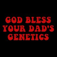 God Bless Your DadS Genetics Wool Snapback Cap