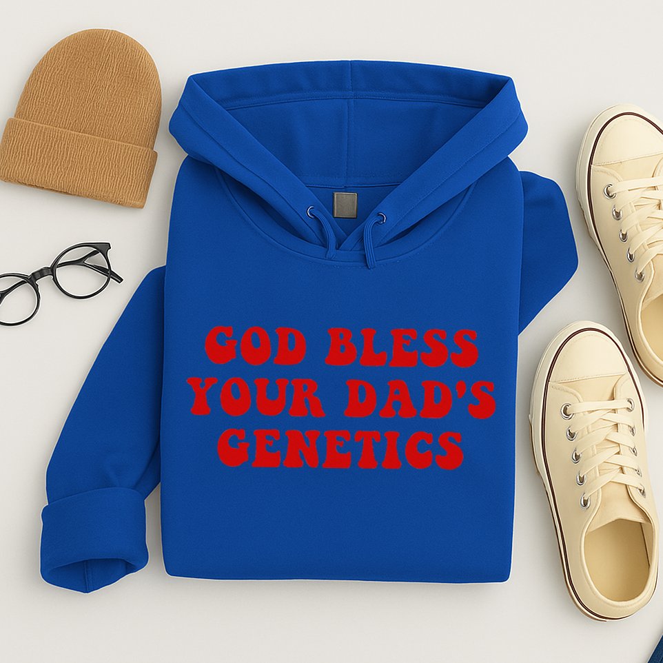 God Bless Your DadS Genetics Hoodie