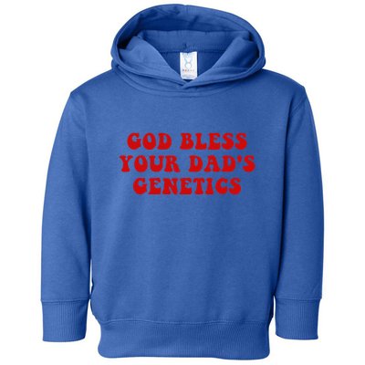God Bless Your DadS Genetics Toddler Hoodie