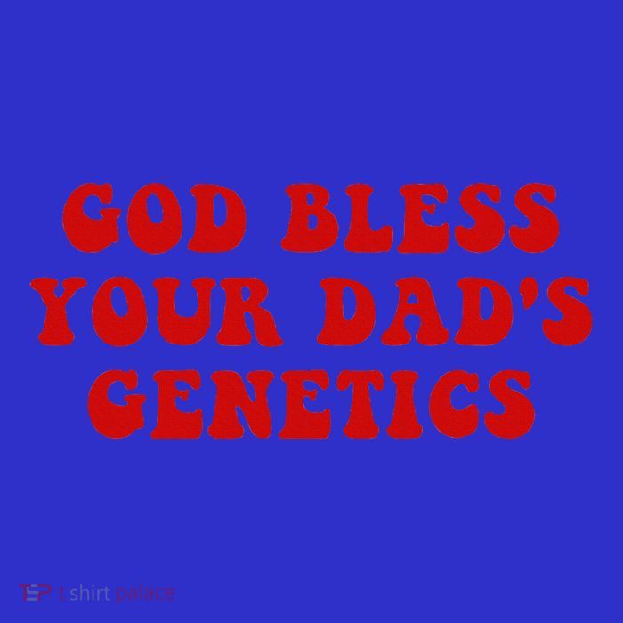 God Bless Your DadS Genetics Short Acrylic Beanie