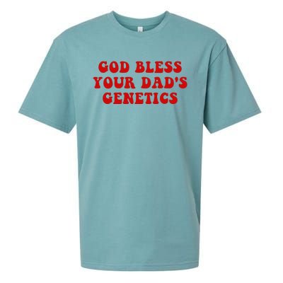 God Bless Your DadS Genetics Sueded Cloud Jersey T-Shirt