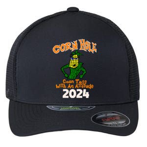 Geis Cornhole 2024 Awesome Cornhole Tournament T’S 2024 Flexfit Unipanel Trucker Cap