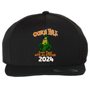 Geis Cornhole 2024 Awesome Cornhole Tournament T’S 2024 Wool Snapback Cap