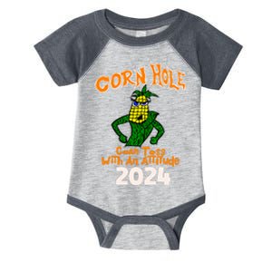 Geis Cornhole 2024 Awesome Cornhole Tournament T’S 2024 Infant Baby Jersey Bodysuit