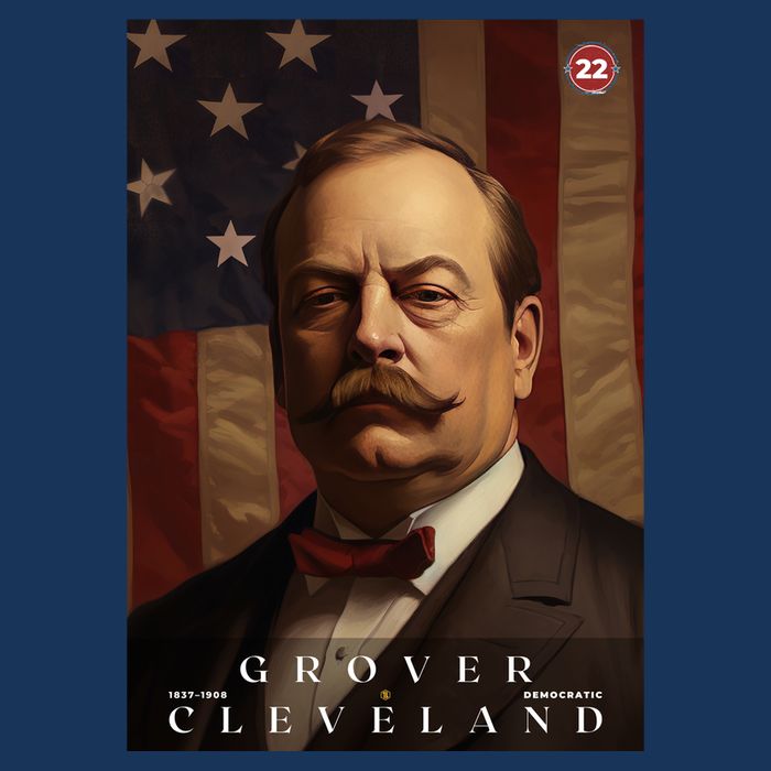 Grover Cleveland 22nd President Of The United States Portrait Baby Bodysuit