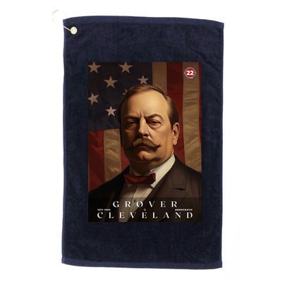 Grover Cleveland 22nd President Of The United States Portrait Golf Towel