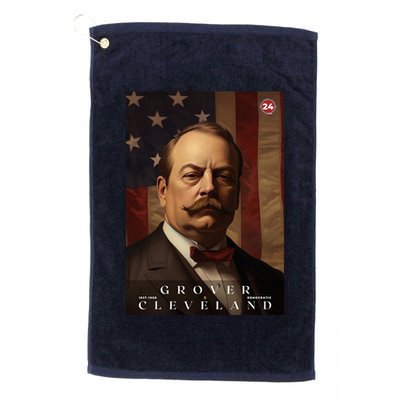 Grover Cleveland 24th President Of The United States Portrait Golf Towel