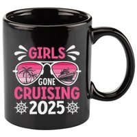 Gone Cruising 2025 Vacation Trip Matching Group 11oz C Handle Ceramic Mug