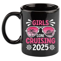 Gone Cruising 2025 Vacation Trip Matching Group 11oz C Handle Ceramic Mug