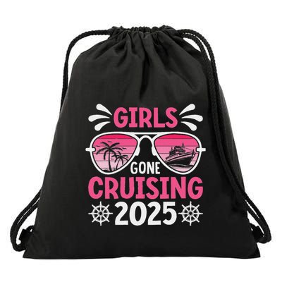 Gone Cruising 2025 Vacation Trip Matching Group Drawstring Bag