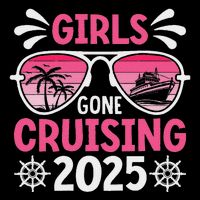 Gone Cruising 2025 Vacation Trip Matching Group Drawstring Bag