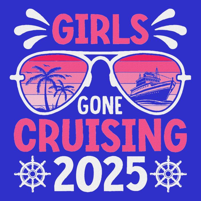 Gone Cruising 2025 Vacation Trip Matching Group Womens T-Shirt