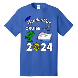 Graduation Cruise 2024 Ship Boat Vacation Summer Vacation Gift Tall T-Shirt