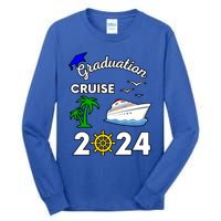 Graduation Cruise 2024 Ship Boat Vacation Summer Vacation Gift Tall Long Sleeve T-Shirt