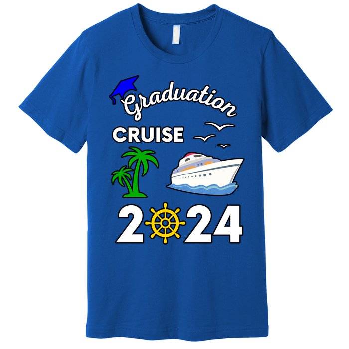 Graduation Cruise 2024 Ship Boat Vacation Summer Vacation Gift Premium T-Shirt