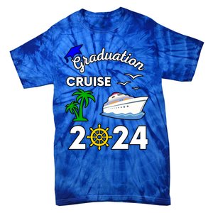 Graduation Cruise 2024 Ship Boat Vacation Summer Vacation Gift Tie-Dye T-Shirt