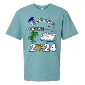 Graduation Cruise 2024 Ship Boat Vacation Summer Vacation Gift Sueded Cloud Jersey T-Shirt