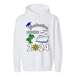 Graduation Cruise 2024 Ship Boat Vacation Summer Vacation Gift Garment-Dyed Fleece Hoodie