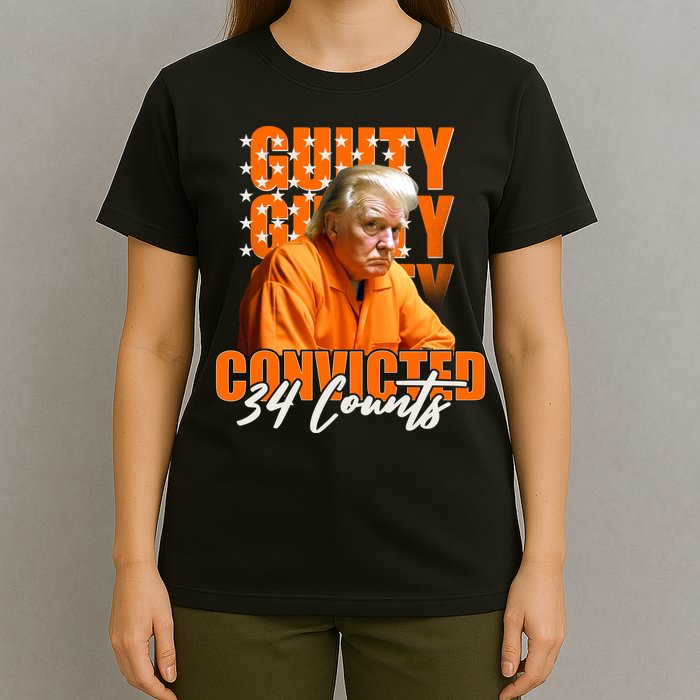 Guilty Convicted 34 Counts Trump T-Shirt