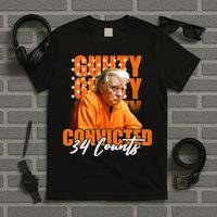 Guilty Convicted 34 Counts Trump T-Shirt