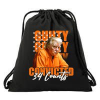 Guilty Convicted 34 Counts Trump Drawstring Bag