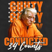 Guilty Convicted 34 Counts Trump Trucker Hat
