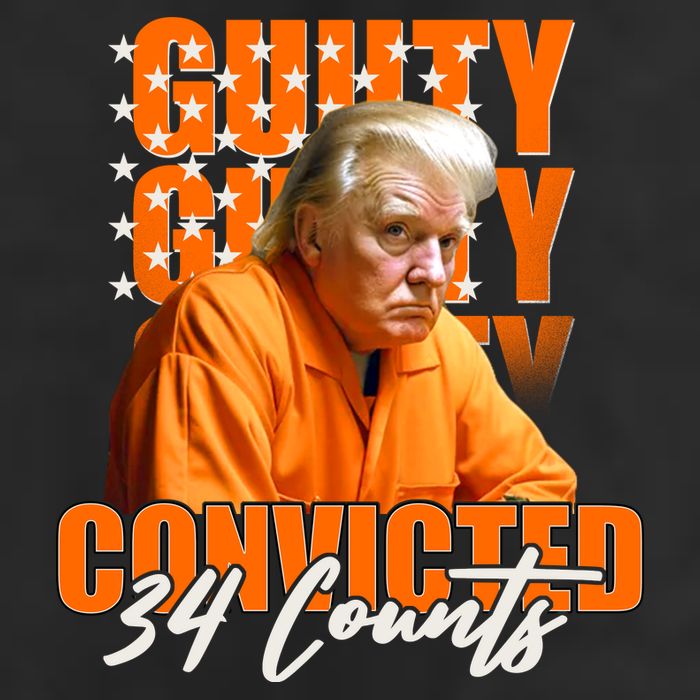 Guilty Convicted 34 Counts Trump Trucker Hat