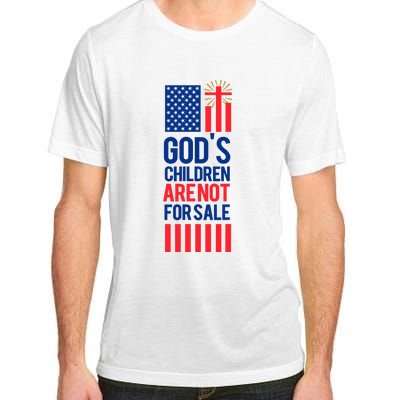 Gods Children Are Not For Sale Funny Political Adult ChromaSoft Performance T-Shirt