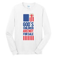 Gods Children Are Not For Sale Funny Political Tall Long Sleeve T-Shirt