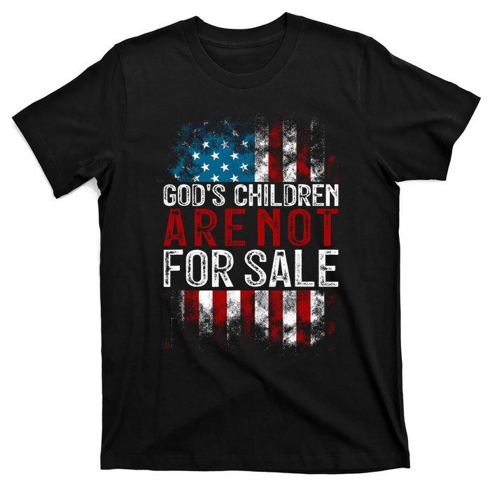 Gods Children Are Not For Sale Funny Political T-Shirt