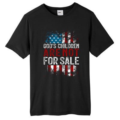 Gods Children Are Not For Sale Funny Political Tall Fusion ChromaSoft Performance T-Shirt