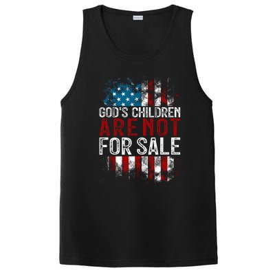 Gods Children Are Not For Sale Funny Political PosiCharge Competitor Tank