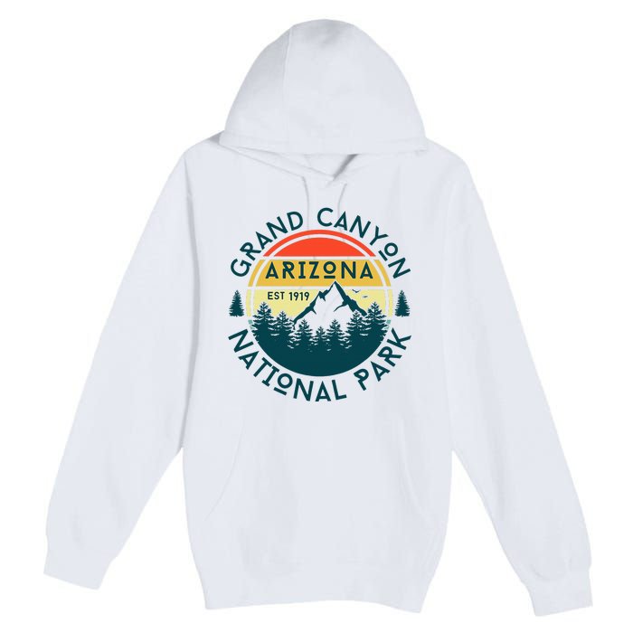 Grand Canyon Arizona Nature Hiking Outdoors Travel Premium Pullover Hoodie