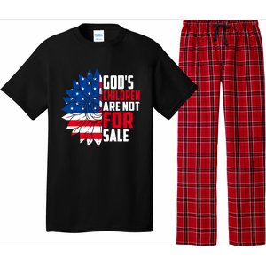 Gods Children Are Not For Sale Funny Political Pajama Set