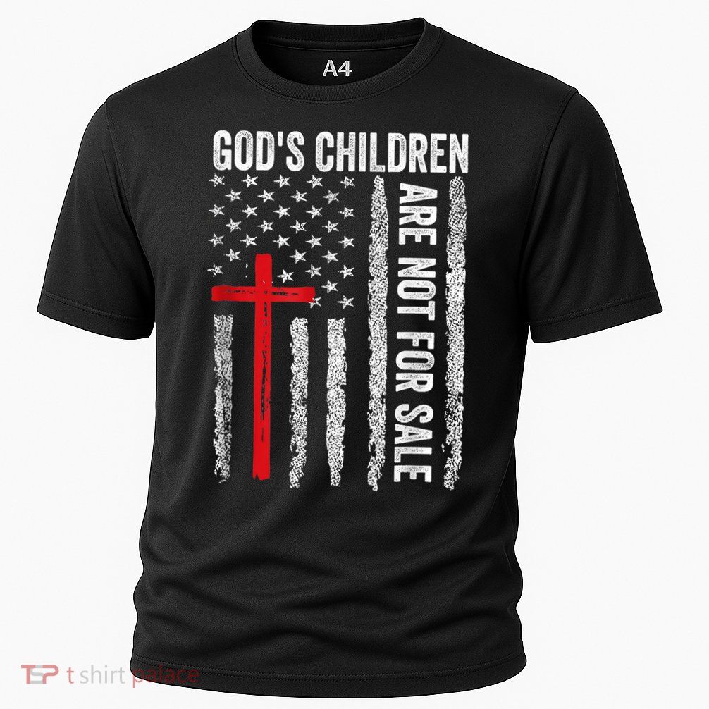 Gods Children Are Not For Sale Vintage Gods Children Quote Performance Shirt