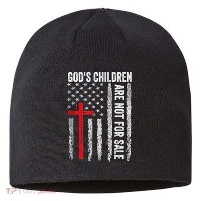 Gods Children Are Not For Sale Vintage Gods Children Quote Sustainable Beanie