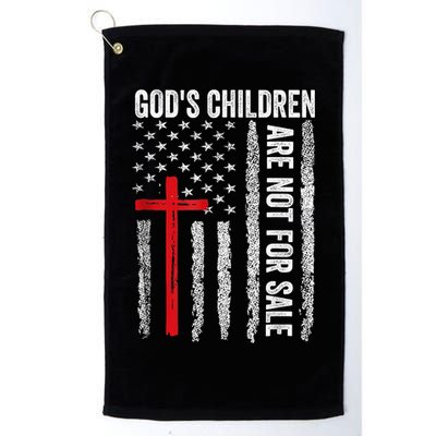 Gods Children Are Not For Sale Vintage Gods Children Quote Golf Towel