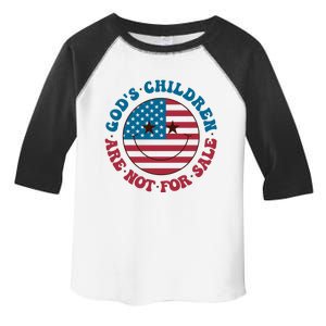 Gods Children Are Not For Sale Funny Political Toddler Fine Jersey T-Shirt