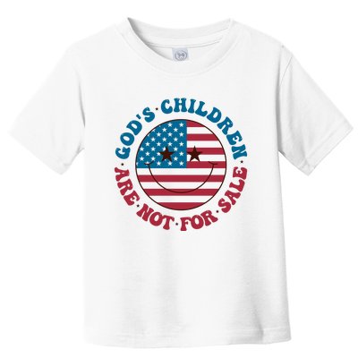 Gods Children Are Not For Sale Funny Political Toddler T-Shirt