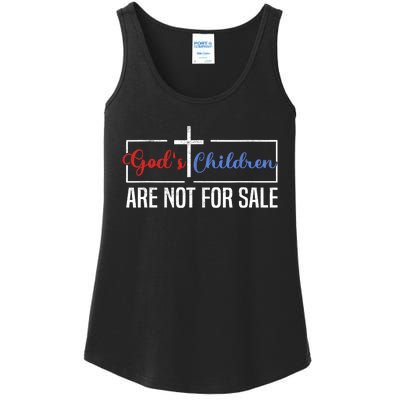 Gods Children Are Not For Sale Christian Ladies Essential Tank