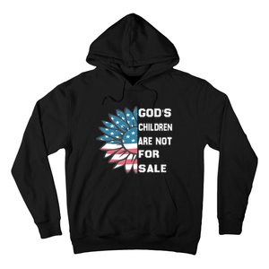 Gods Children Are Not For Sale Sunflower Design Hoodie