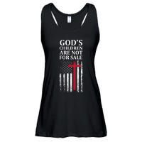 Gods Children Are Not For Sale Funny Political Ladies Essential Flowy Tank