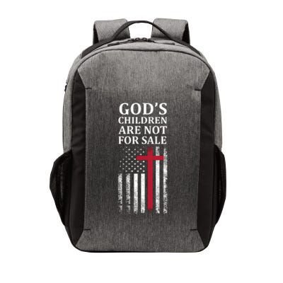 Gods Children Are Not For Sale Funny Political Vector Backpack