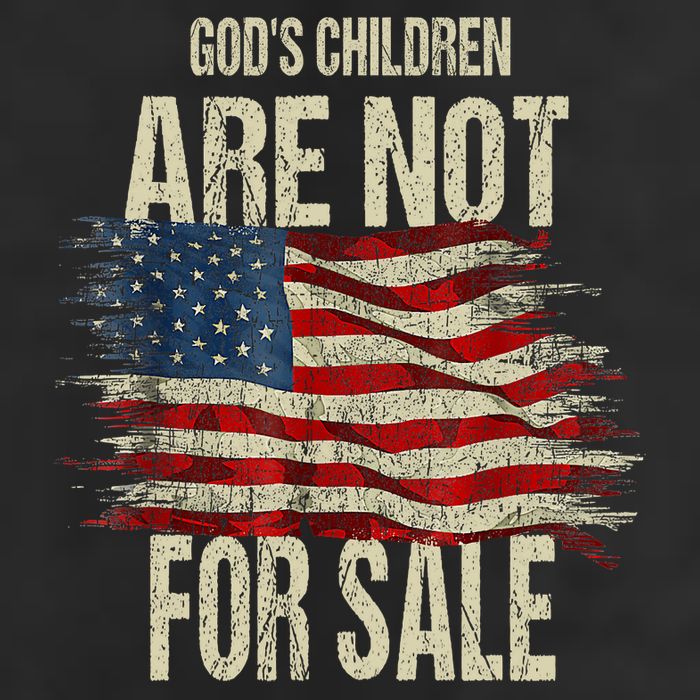 Gods Children Are Not For Sale Christian American Flag Adult Drive Performance Visor