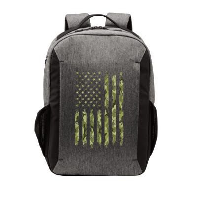 Green Camo American Flag Desert Camouflage Tactical Military Vector Backpack