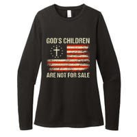 Gods Children Are Not For Sale Funny Quote Gods Children Womens CVC Long Sleeve Shirt